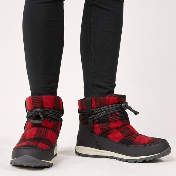 Sorel Shoes - SOREL | Whitney Short Red Plaid Winter Boots